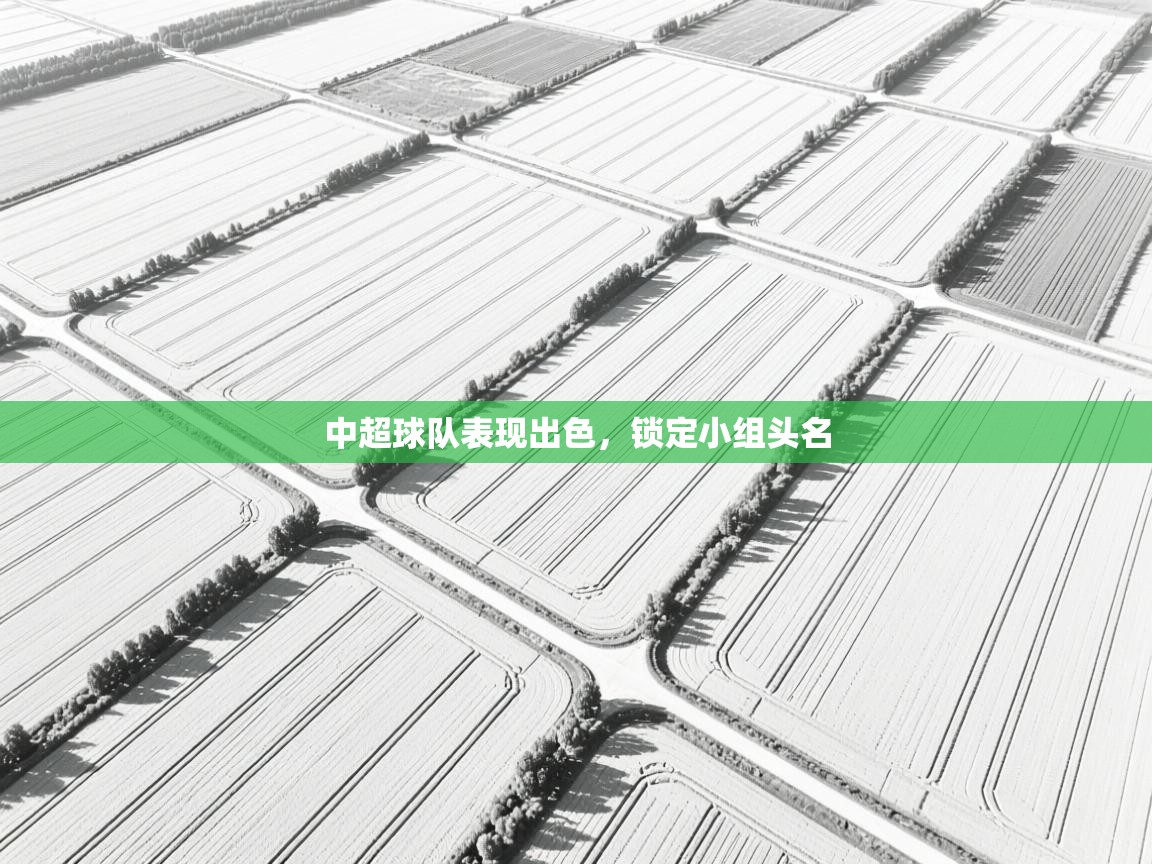 中超球队表现出色，锁定小组头名