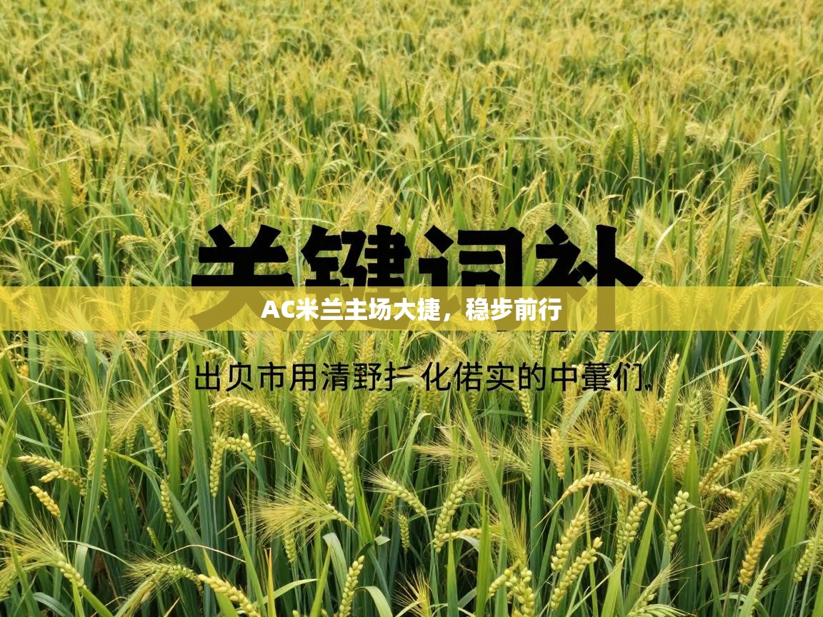 AC米兰主场大捷，稳步前行